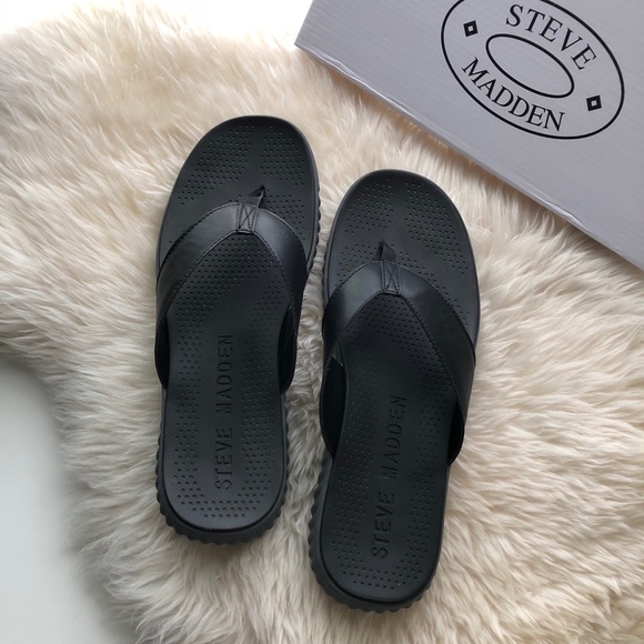 steve madden flip flops mens